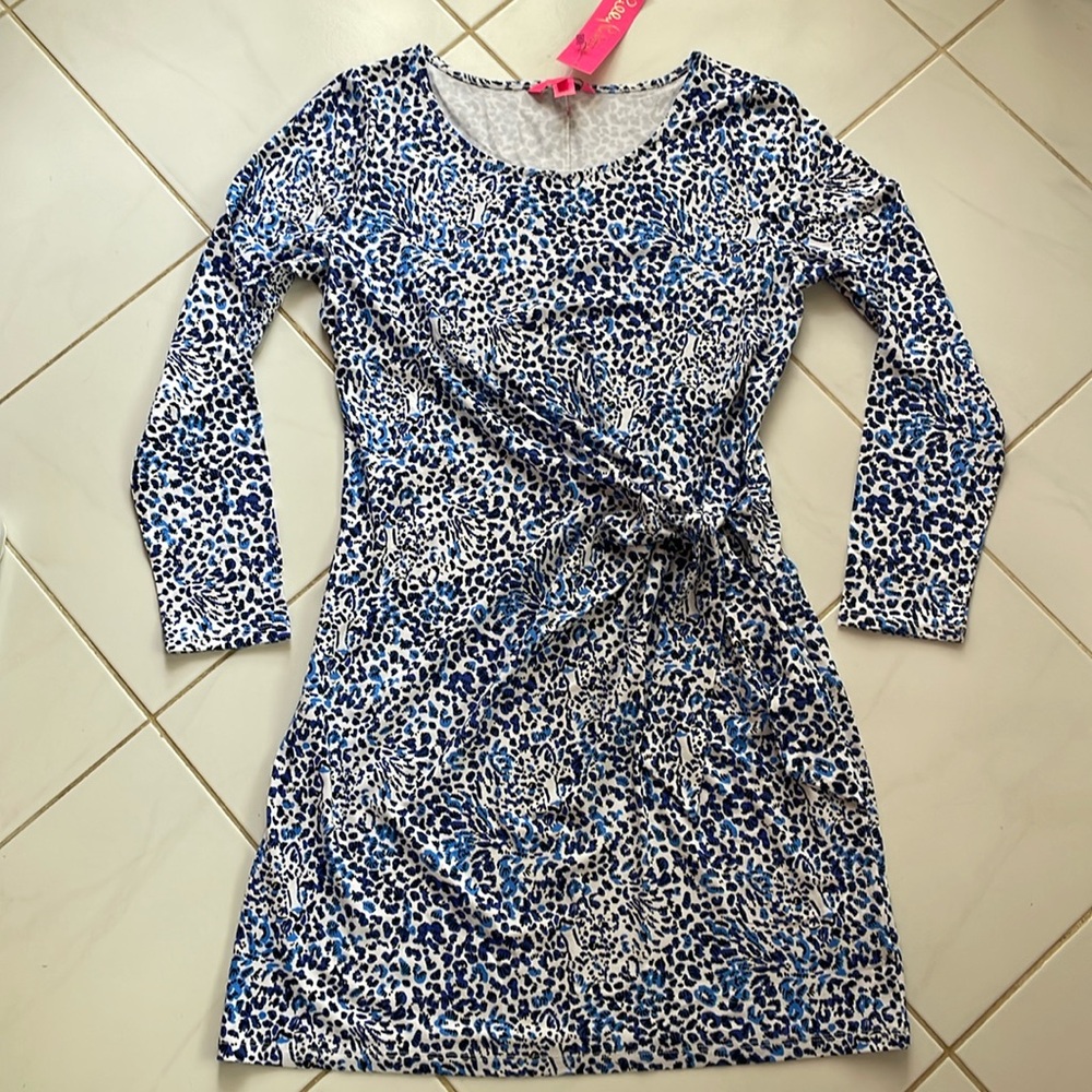 NWT Lilly Pulitzer Bryson Dress in Resort White Twisted Up- Medium